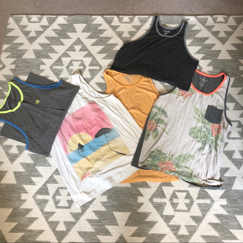 Variety of tank tops